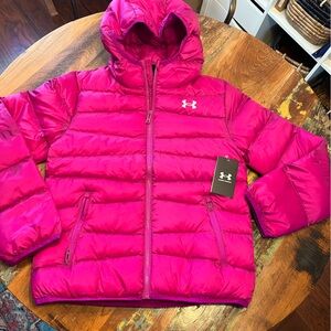 NWT Under Armour Girls Puffer Jacket
